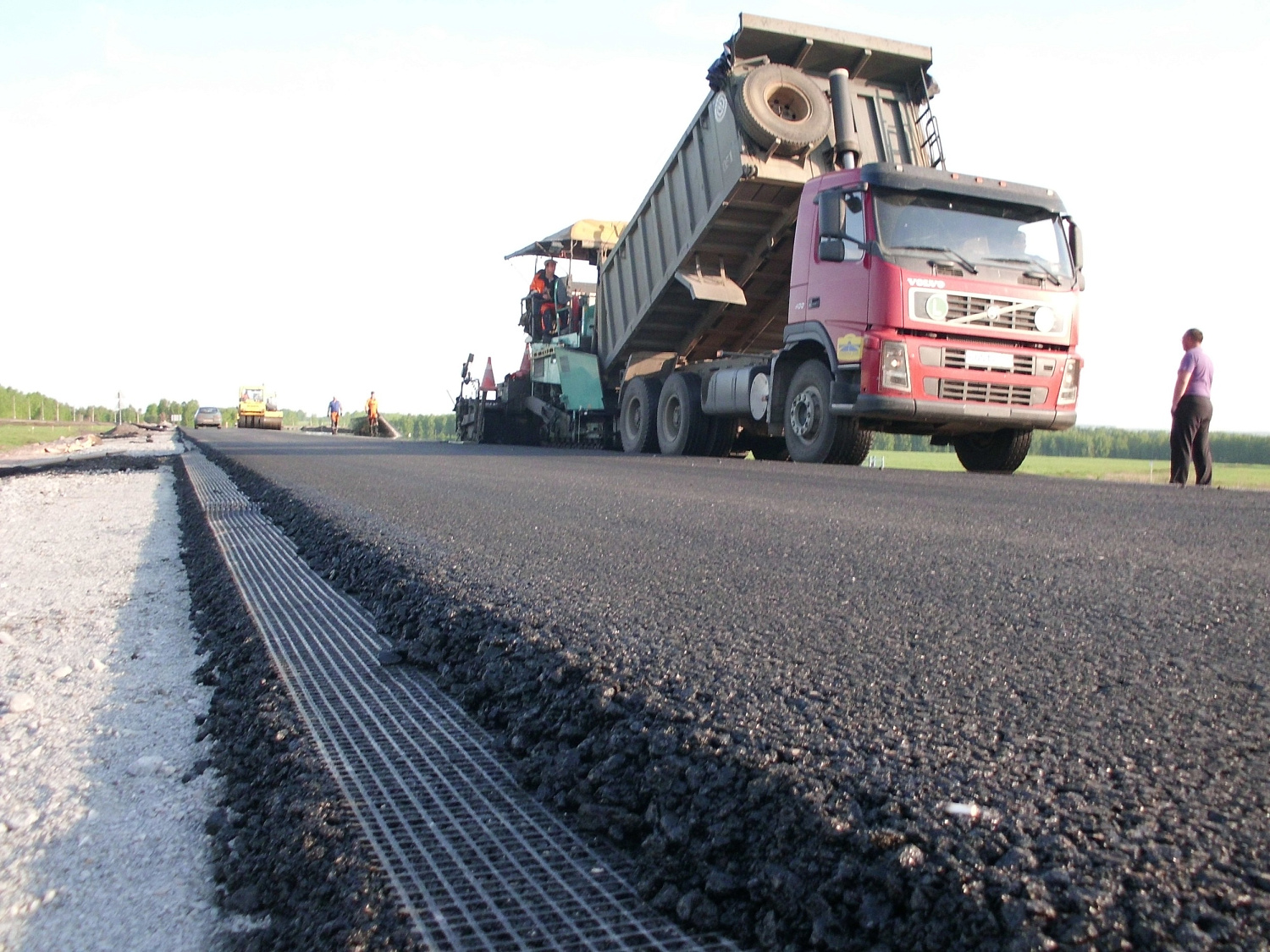 Укладка автодороги в г. Краснодар