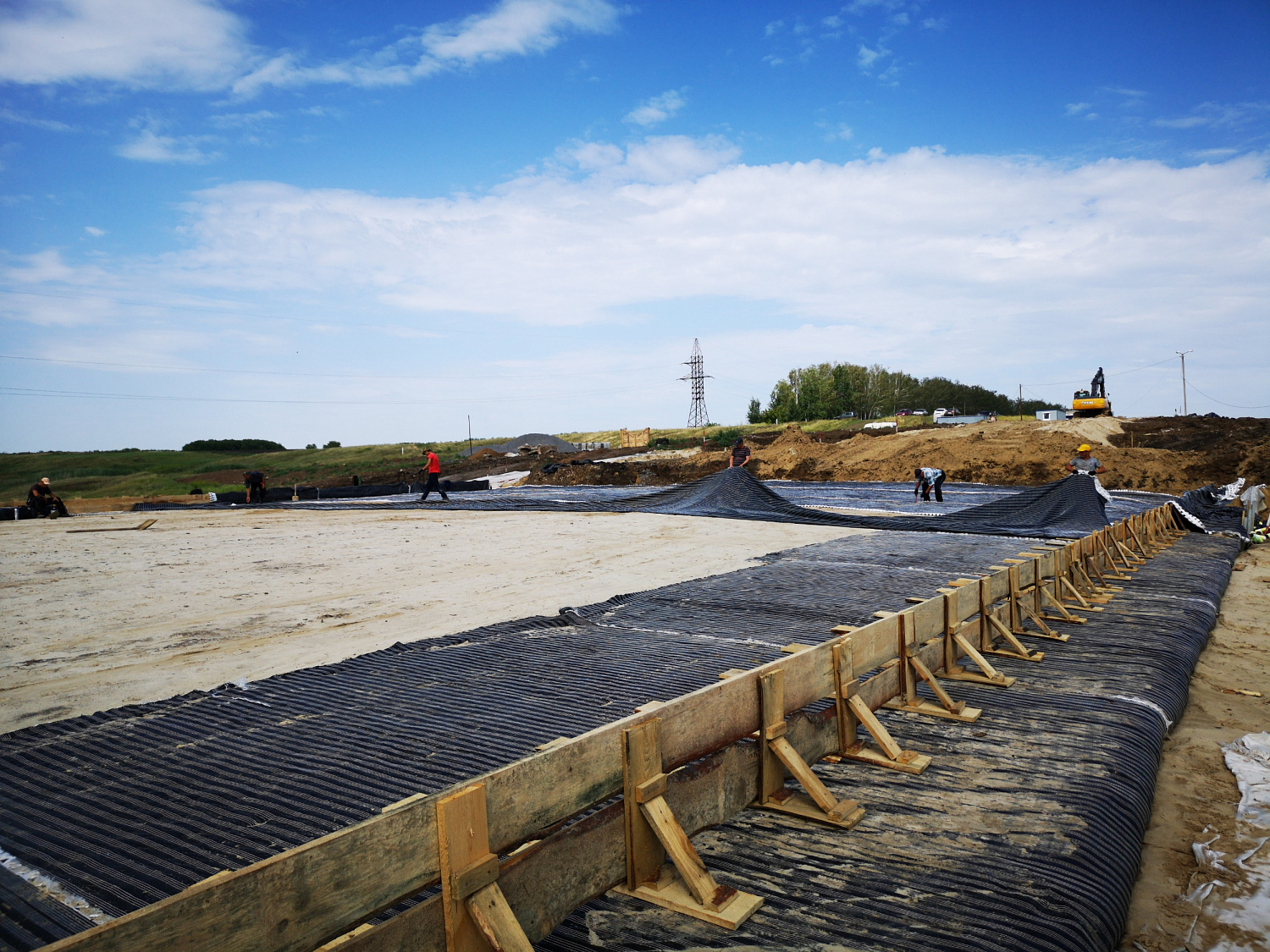 Реконструкция автодороги на границе Тамбовской и Воронежской областей