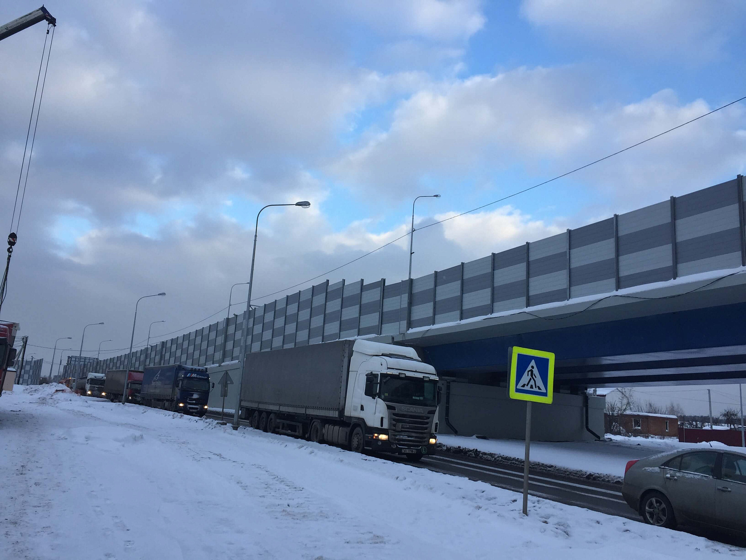 Строительство путепровода на автомобильной дороге А-107 «Московское малое кольцо»