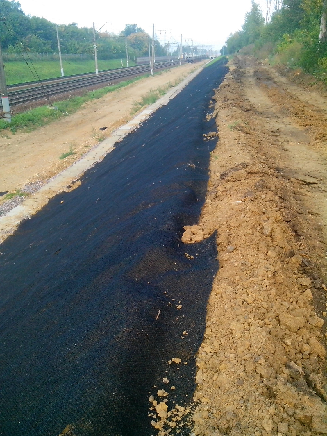 Геоматы вблизи ЖД станции "Планерная"