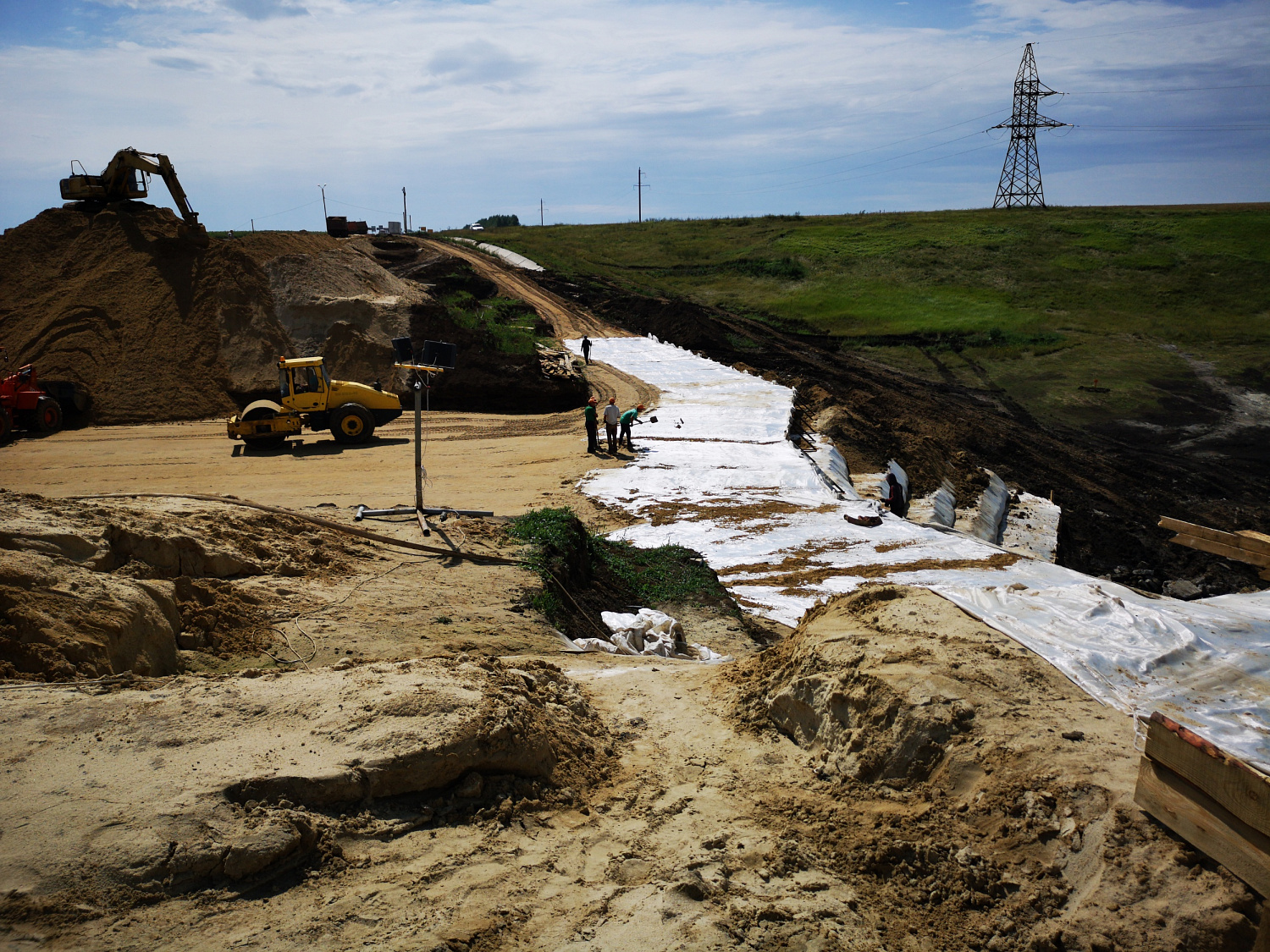 Реконструкция автодороги на границе Тамбовской и Воронежской областей