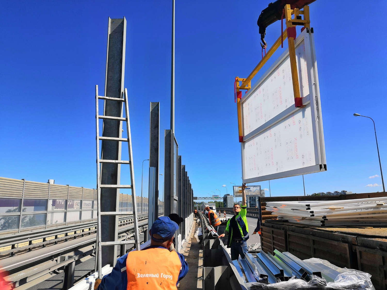 Пересечение Рябовского шоссе и КАД, Ленинградская область;